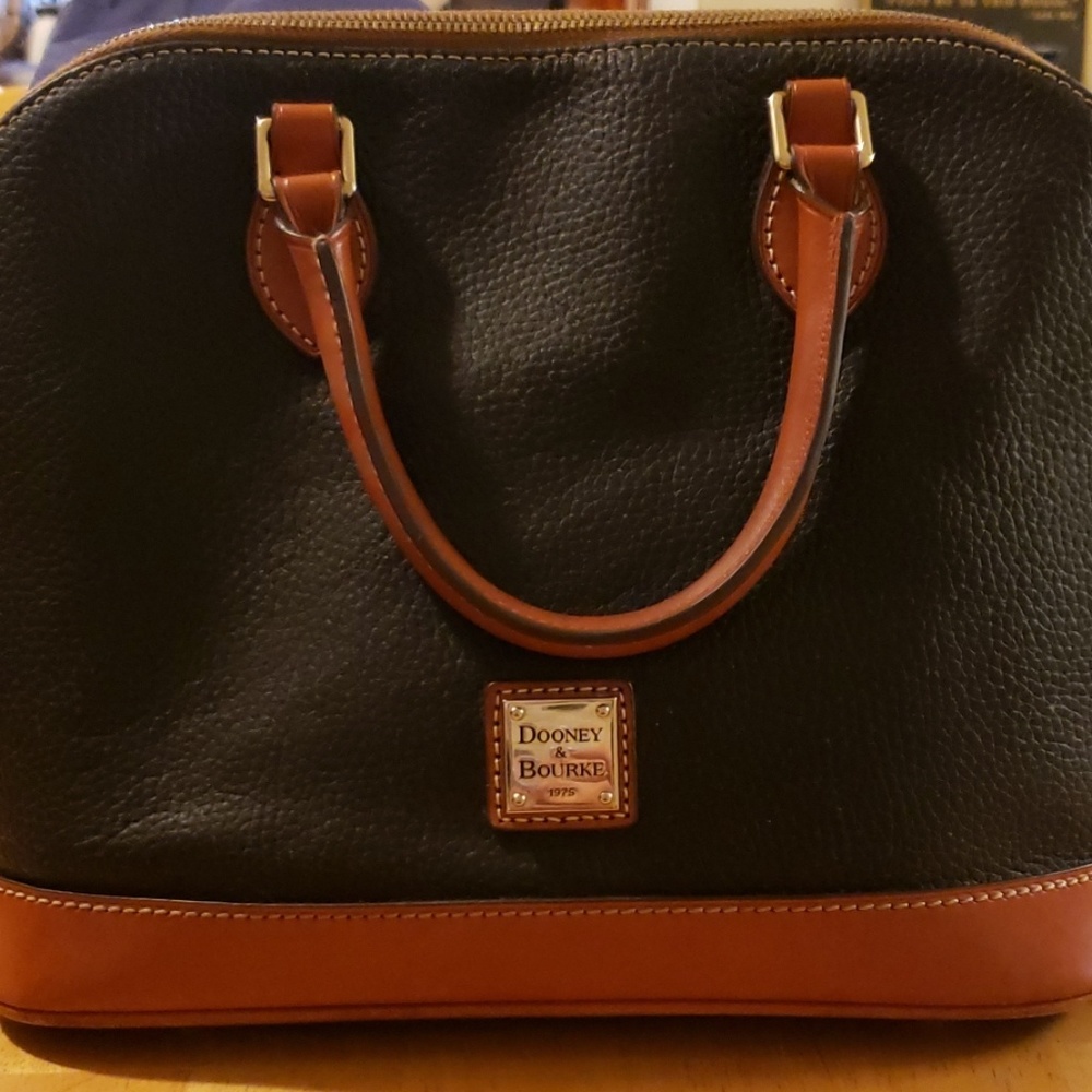 Dooney and bourke black satchel